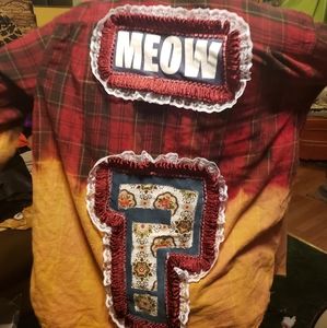 ONE OF A KIND HANDMADE patchwork Tipper flannel